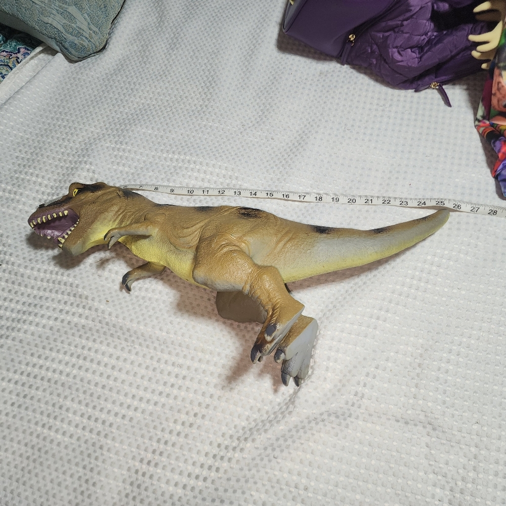 TOY MAJOR EUC 26" T REX SOFT RUBBER TYRANNOSAURUS REX TOY - Picture 4 of 8